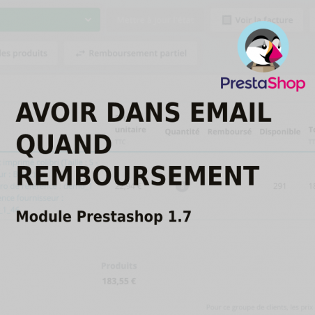 Module Prestahop babaRefundPdf